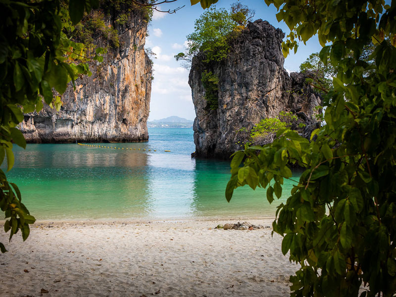 The hidden lagoon at Koh Hong